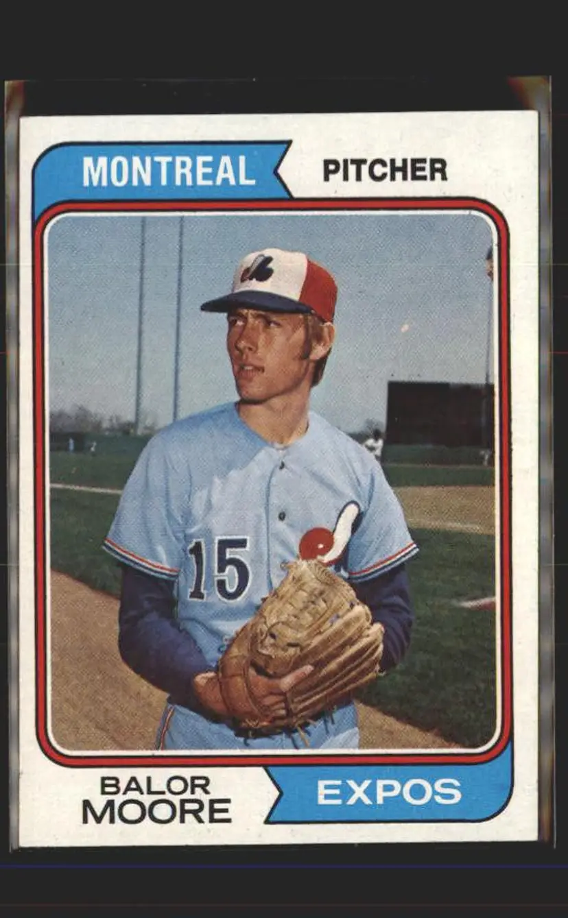 1974 Topps #453 Balor Moore - (pk5) - Montreal Expos