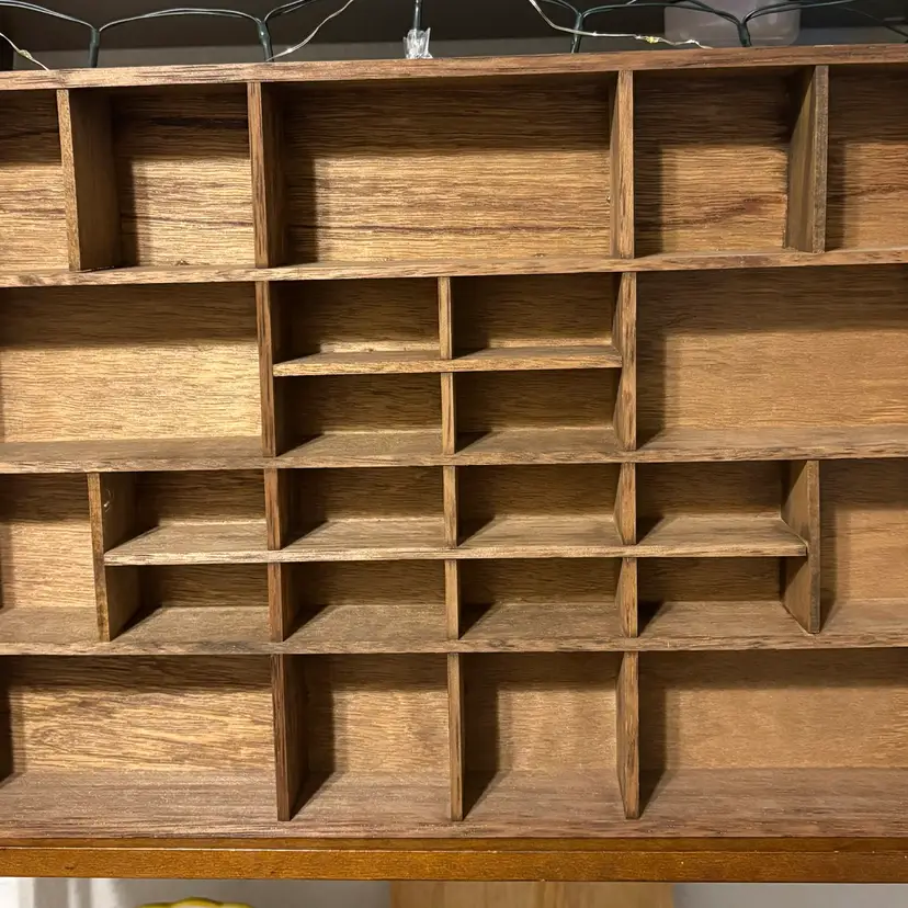Wooden Trinket Shelf