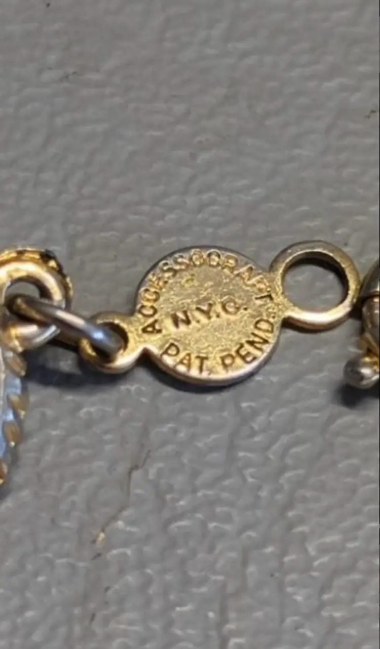 Accessocraft Vintage Millefiori, Faux Pearl & Faux Coral Bracelet Free Shipping