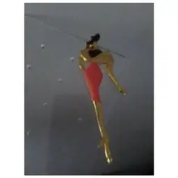 Vintage High Fashion Lady Pin