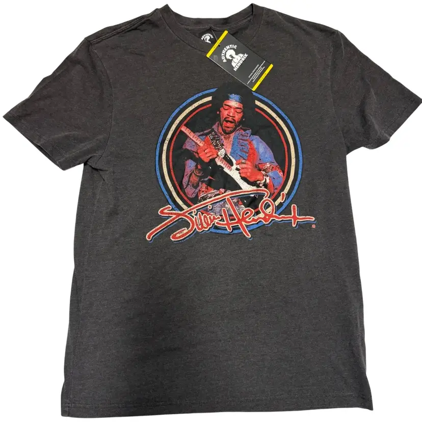 Jimi Hendrix Official Merchandise 1969 Tour Print Black Men’s T-Shirt NWT - M