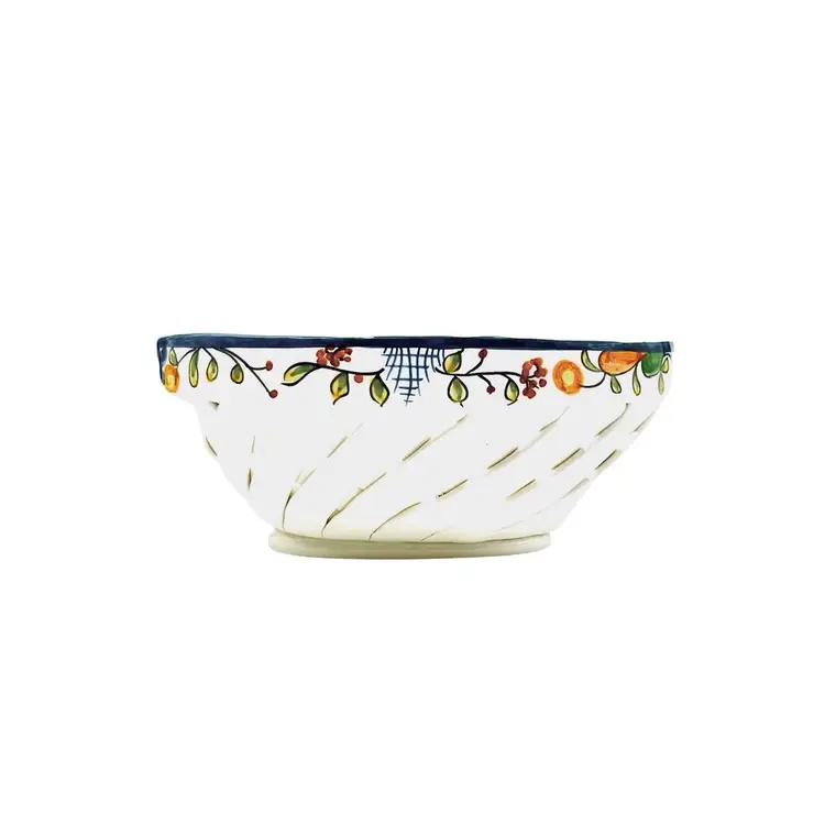 POTTERY FRUIT BOWL 
Signed  L. Paz   Nazari, Portugal”