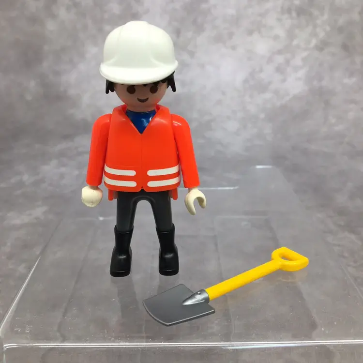 Playmobil Construction Worker w/Shovel