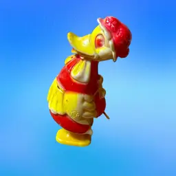 60’s Marx Celluloid Ramp Walker Toy, Anthropomorphic Duck Lady READ AS IS