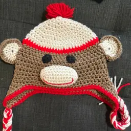 Sock Monkey Beanie