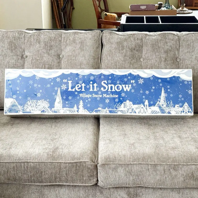 NEW Department 56 "Let It Snow" Christmas Village Mountable Snow Machine