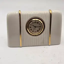 Lenox havorford clock Roman numeral USA porcelain vintage