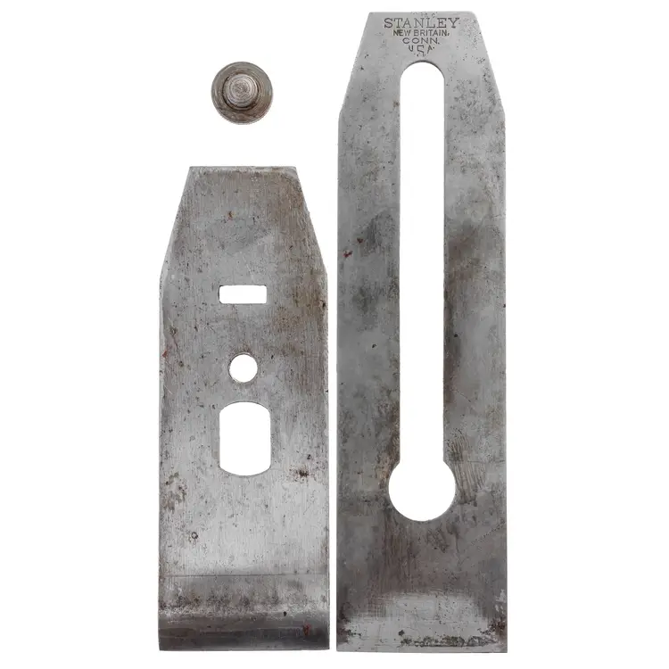 Stanley Plane Double Iron 1-3/4" No's 3, 5-1/4, 603, 605-1/4 "V" TM 1912-1918