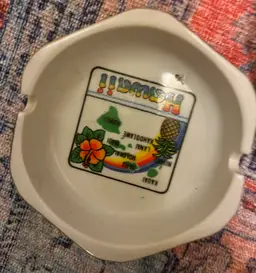 Vintage Ashtray Souvenir Hawaii By RB In Japan EUC