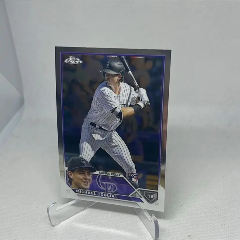 2023 topps chrome michael toglia Rookie Colorado Rockies