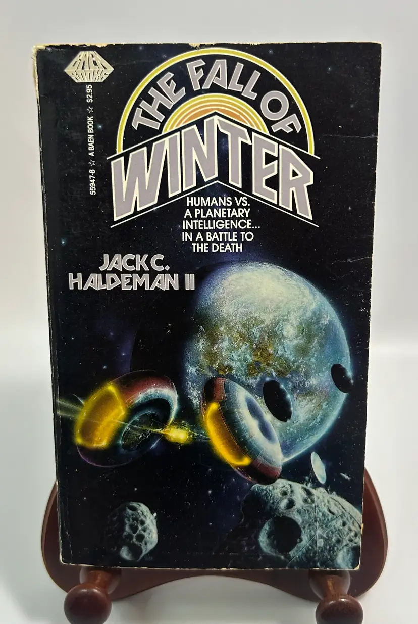 Vintage 'The Fall of Winter' By Jack C. Haldeman II Paperback Book 1985 Baen Books