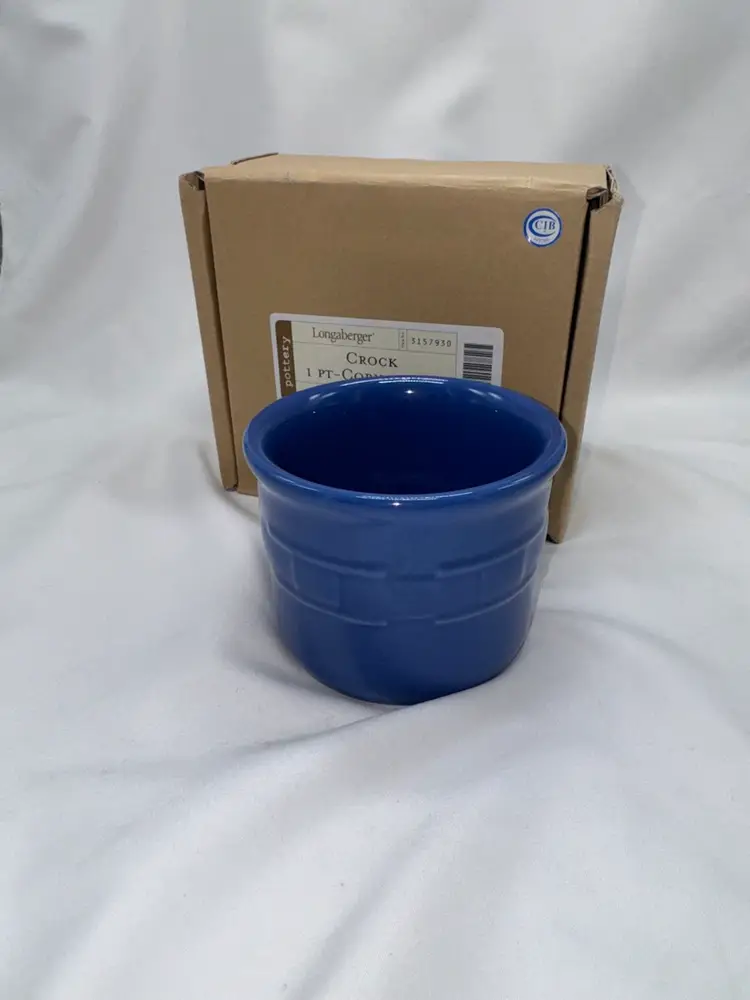 NIB! Longaberger Ceramic Crock