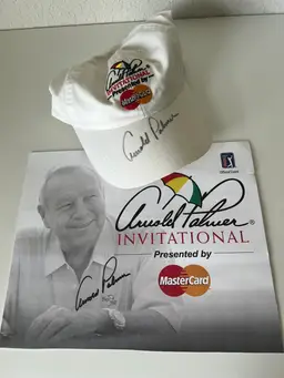Autographed Arnold Palmer Golf Hat