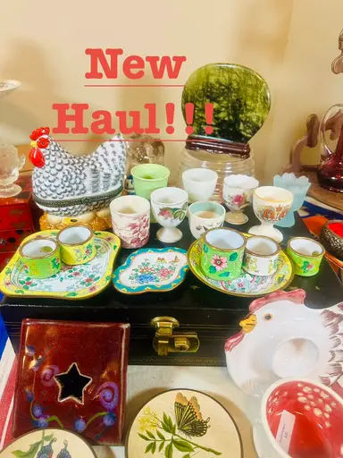 Shop My Egg Cups, Flower Frogs, Mini Creamers & More 