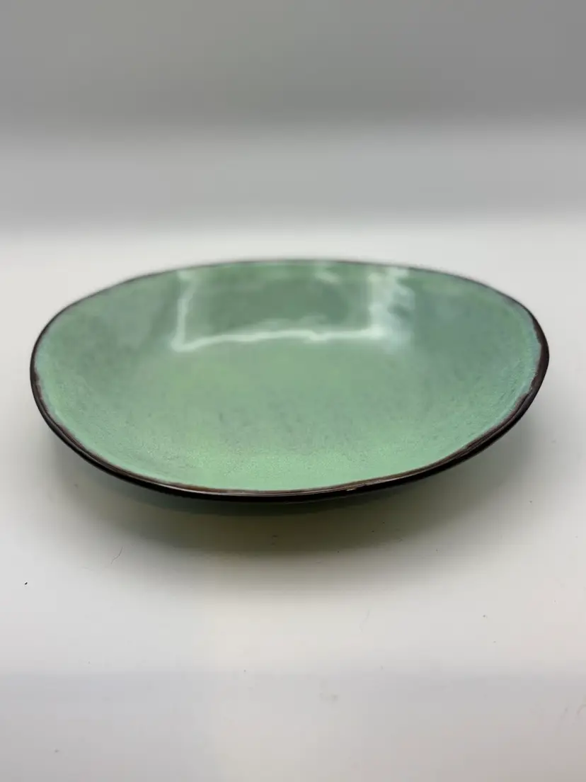 Light Green Pottery Dish By Essex 8”x6”