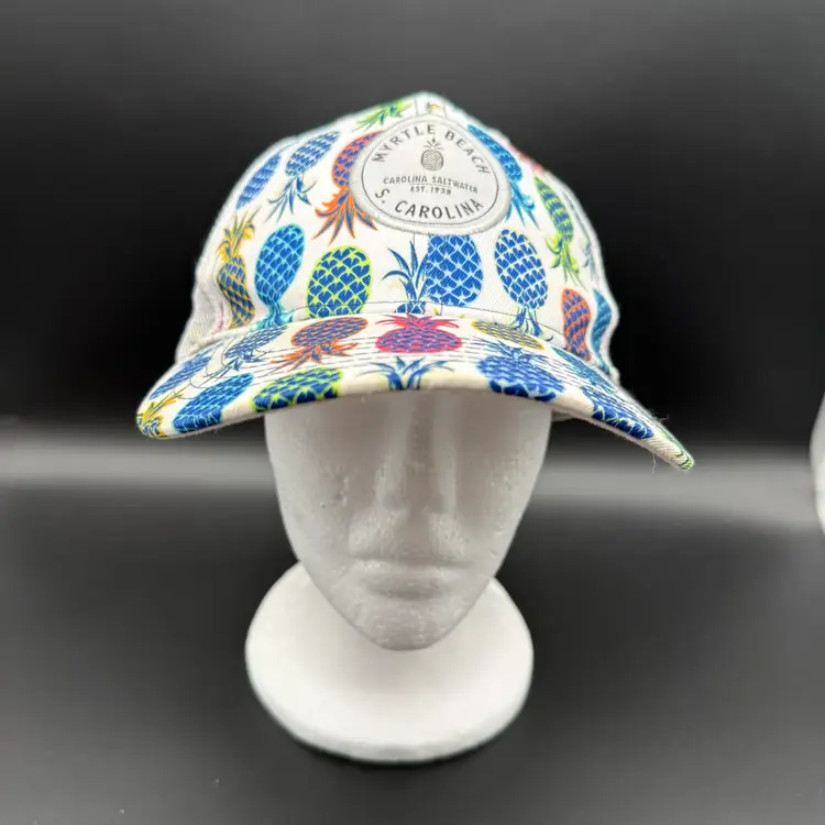 Myrtle Beach Hat Cap Trucker South Carolina SC Pineapples Adjustable Snapback