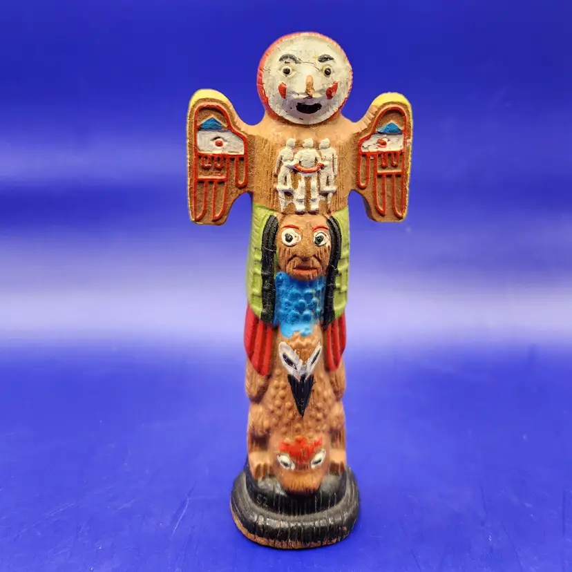 Alaskan Totem Pole Figure