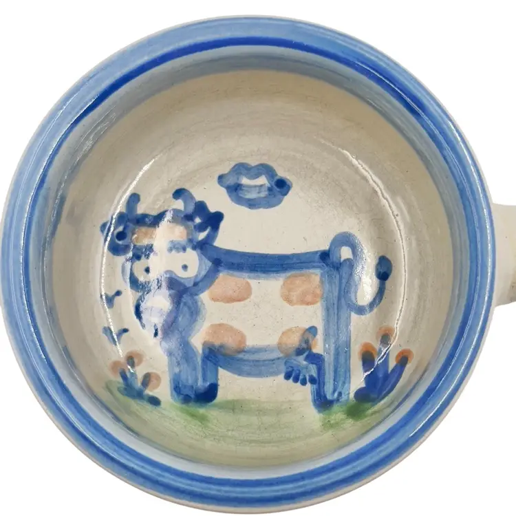 COW SOUP BOWL 
by M.A. Hadley Signed