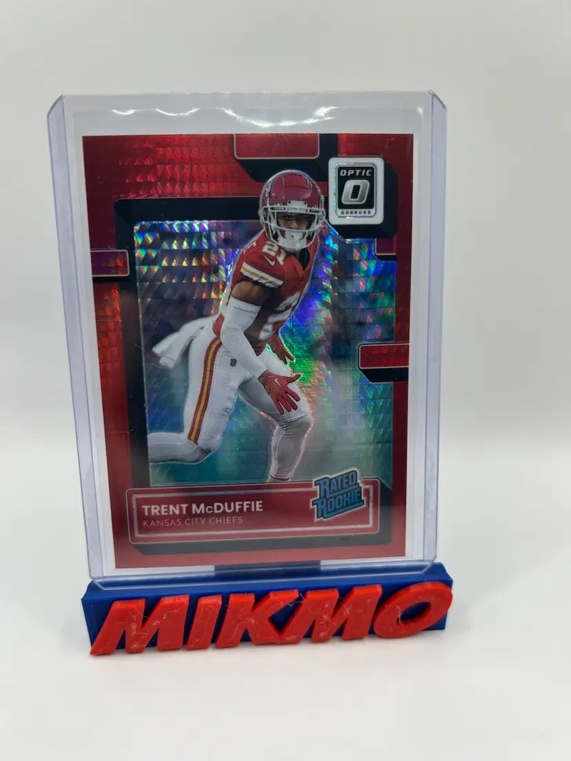 Trent Mcduffie Optic Red Hyper Chiefs Color Match Rated Rookie Chiefs