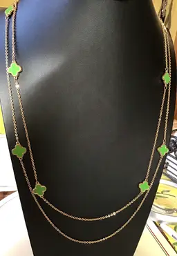 Alhambra Style 2 Strand Necklace