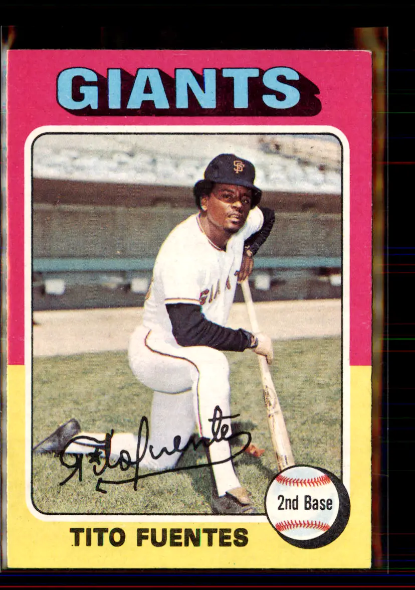 Tito Fuentes 1975 Topps #425 - San Francisco Giants - (pk4-289)