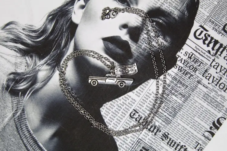 GETAWAY CAR Reputation Silver Charm Necklace
