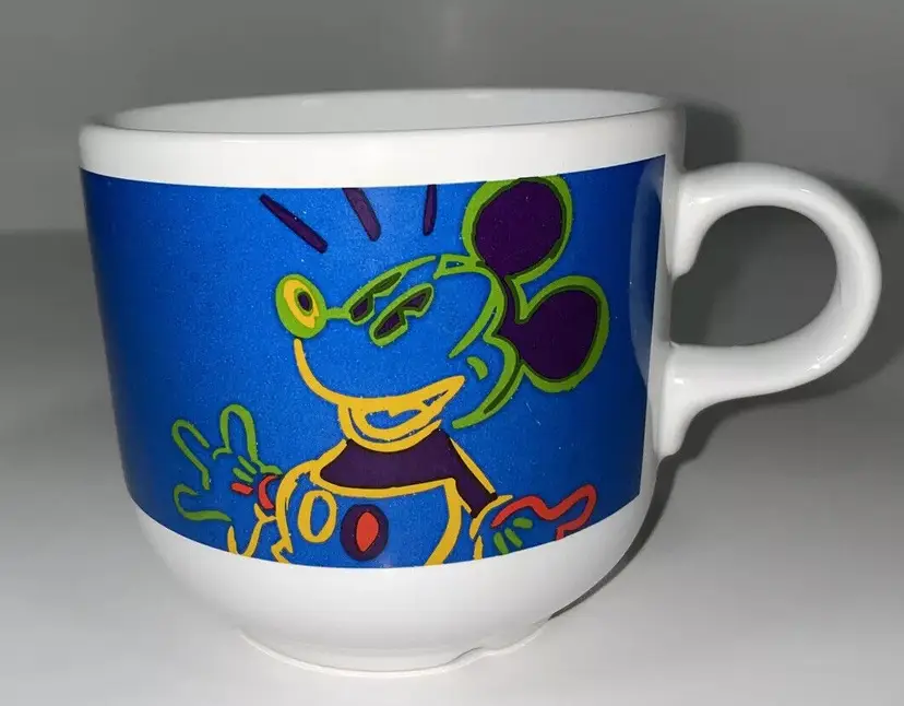 Disneyland Paris Mug Mickey Mouse Coffee Cup Large Oversized 18oz Disney Pop Art