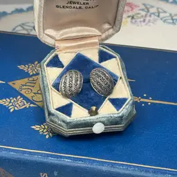 Sterling Silver Marcasite Earrings