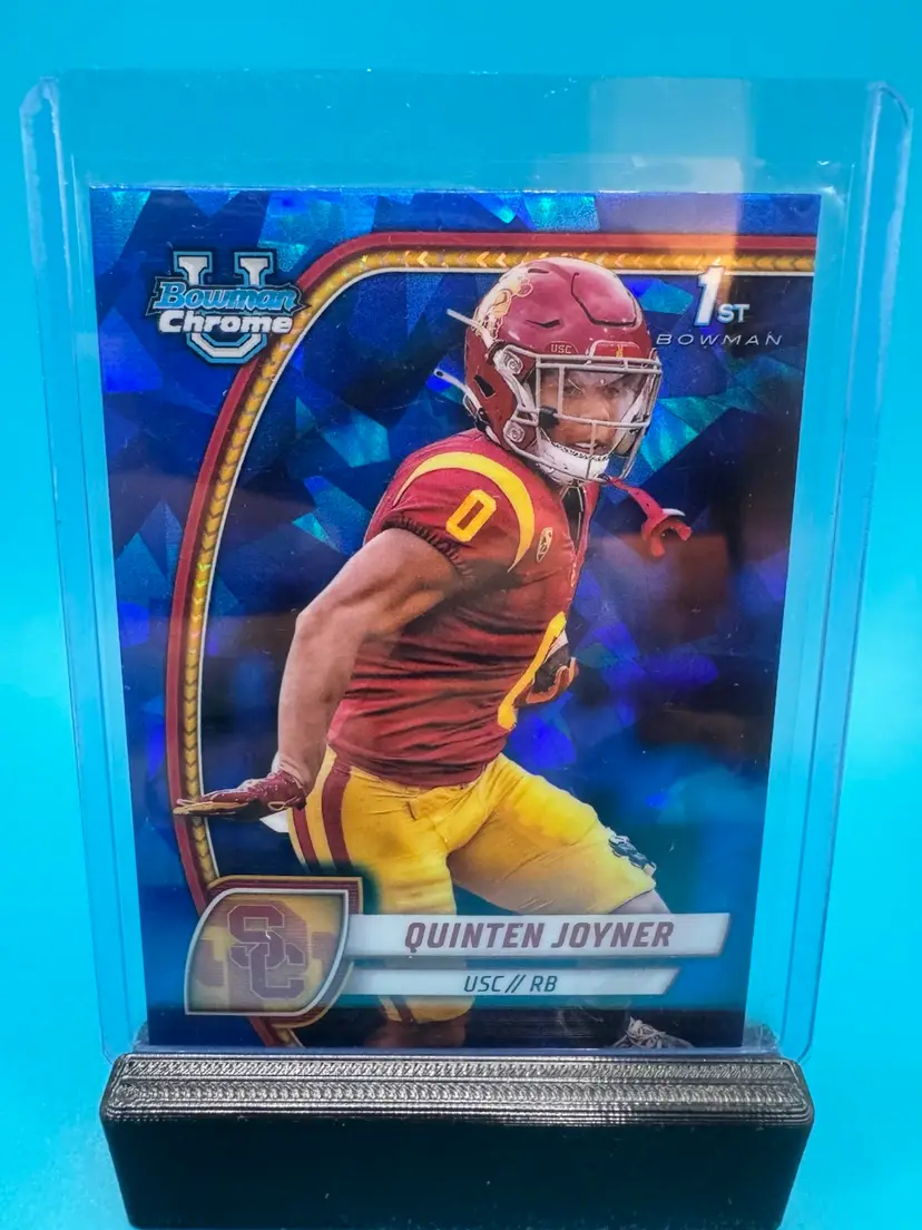 Quinten Joyner 1st Bowman Chrome U Sapphire USC Trojans