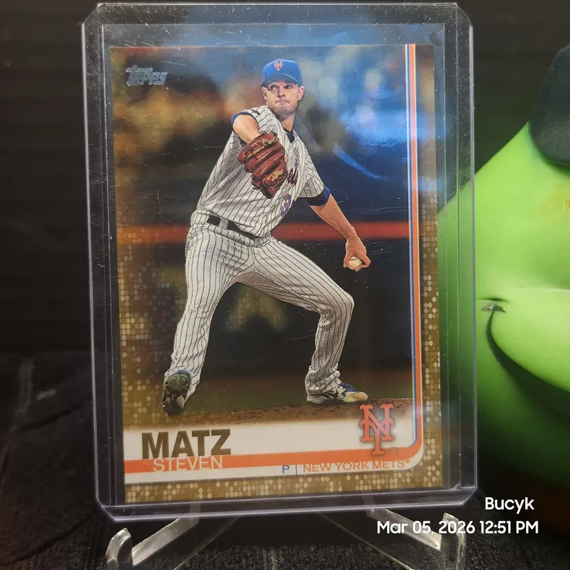 2019 Topps Gold Paper - Steven Matz New York Mets 1848/2019