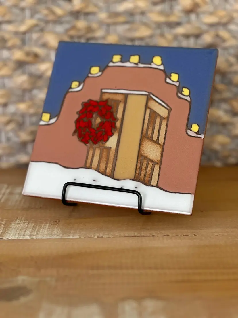 Mag Mor Studios Sante Fe Tile Hand Painted 6” X 6”