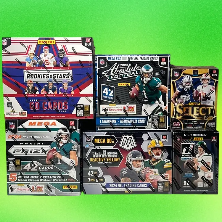 2023/24 Panini Football 6 Box Mixer Live Team Rip #1 MBB1660 (stacked shipping)
