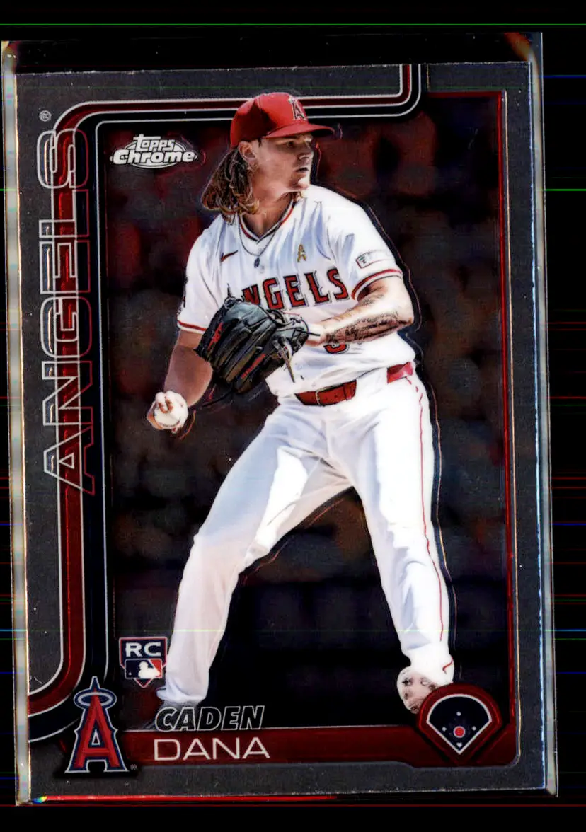 Caden Dana 2025 Topps Chrome #245 - (113) - Los Angeles Angels