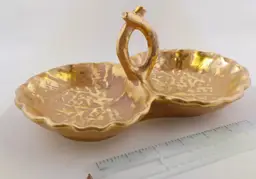 Stangl Pottery Granada Gold Divided Dish