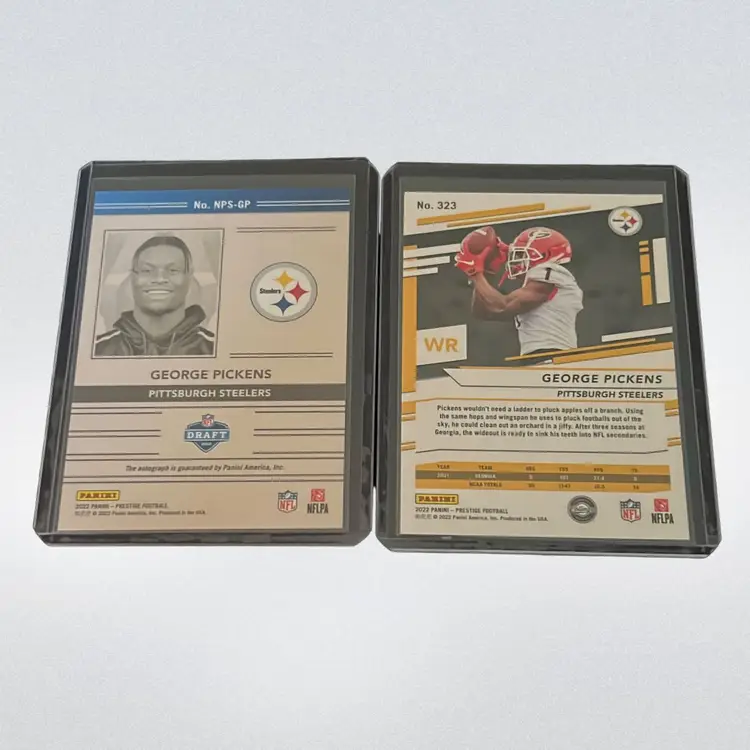 2022 Panini Prestige George Pickens Rookie Passport Auto/Base Pittsburgh Steelers