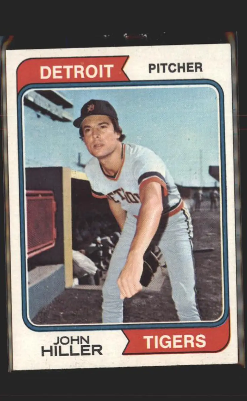 1974 Topps #24 John Hiller - (pk5) - Detroit Tigers