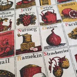 Kay Dee Sewell Jackson Pure Linen Tea Towel Kitchen Alphabet