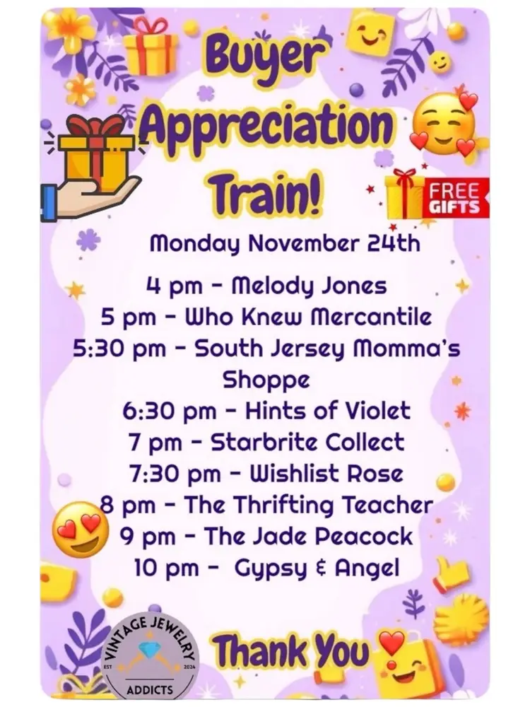 Buyers Appreciation Raid Train