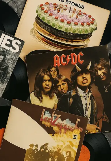 Vinyl Record Death Pile- All Big Names!