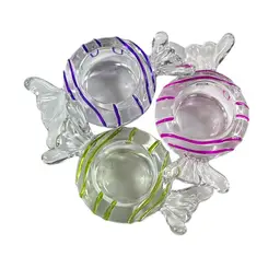 Set Of 3 Partylite Candy Shaped Candle Holders 5” long x 3” wide