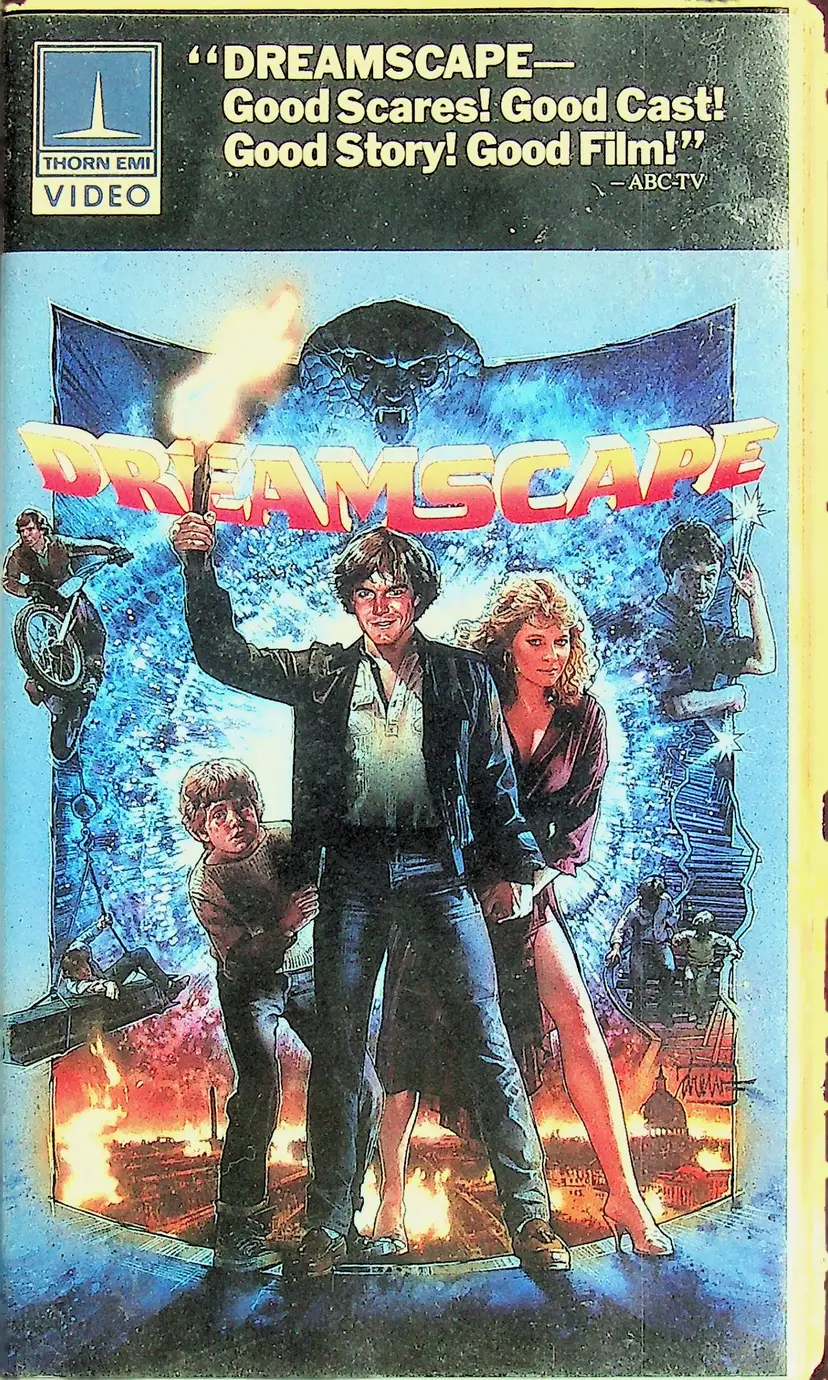 Dreamscape - VHS (1983) - Rated PG-13 - Pre-owned