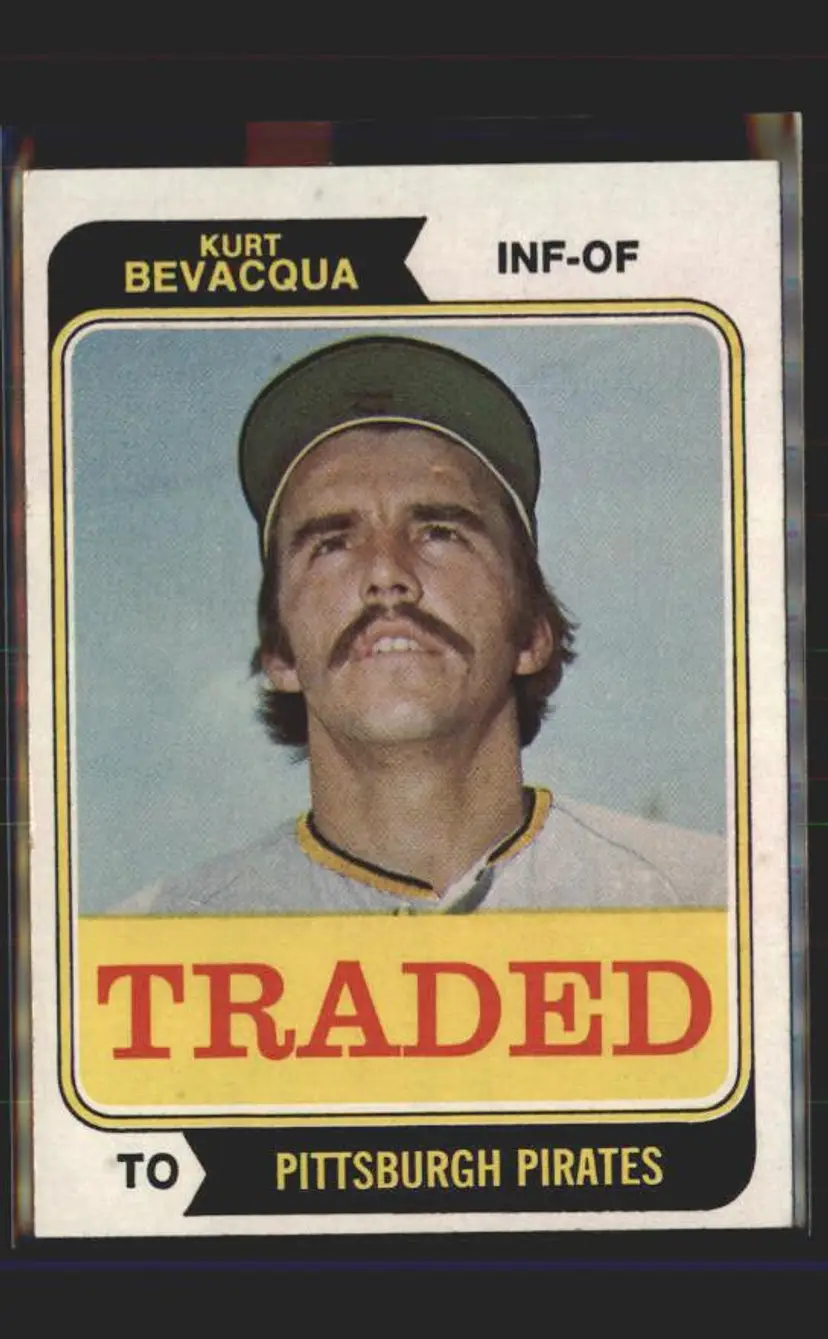 1974 Topps #454T Kurt Bevacqua Traded - (pk2) - Pittsburgh Pirates