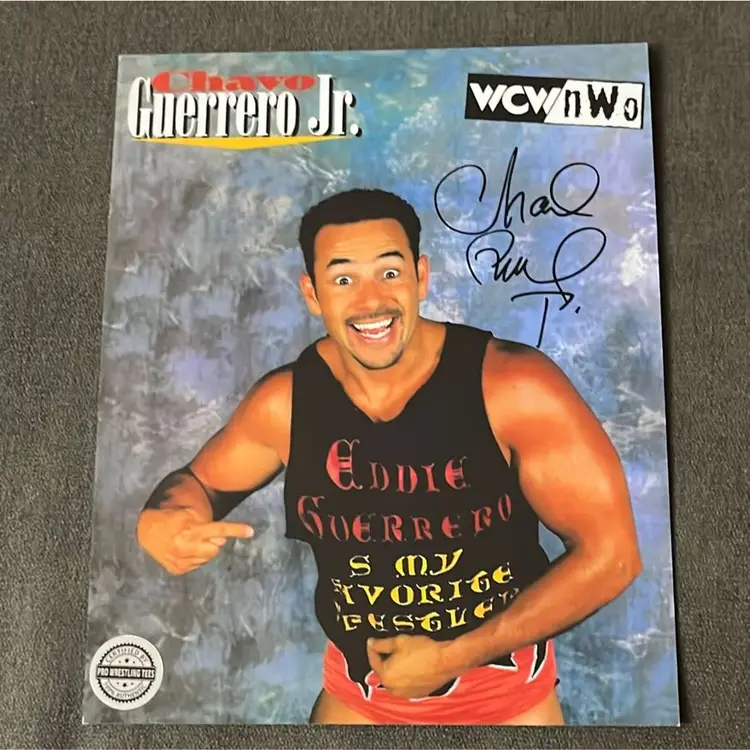 Authentic Autograph- Chavo Guerrero jr. 