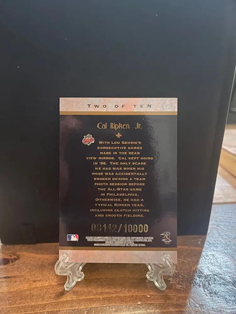 1996 Donruss Diamond Kings Cal Ripken Jr. /10000