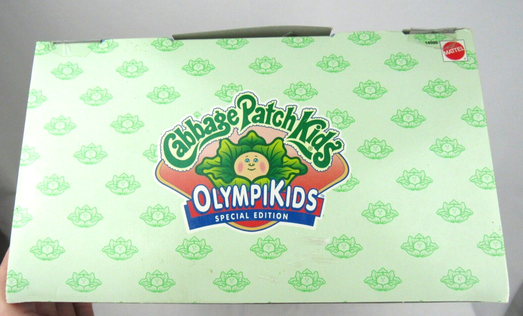Cabbage Patch 1996 Olympikids Gymnast Doll Constance Skye Blonde w/Green Eyes