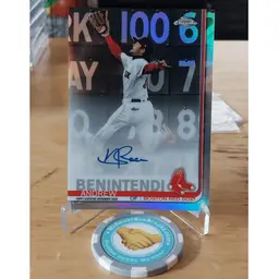 2019 Topps Chrome Andrew Benintendi Autograph