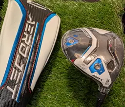 New Mint Cobra AeroJet Max 5 Fairway Wood 18.5* Kai'li Blue 60g Stiff