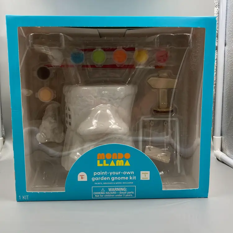 Mondo Llama Paint-Your-Own Garden Gnome Kit