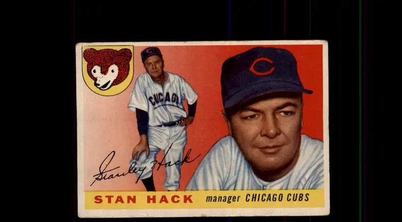 1955 Topps #6 Stan Hack - (pk-tl1) - Chicago Cubs