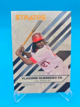 Vladimir Guerrero Sr. 2025 Pulse Stratos Bronze Foil 15/20 Los Angeles Angels